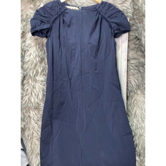 Marni Dress‎ Made in Italy Navy Blue Mid Dress Women's Size M